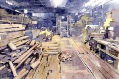 Karen-Mai-Hong-Kong-SAR-China-Nap-At-The-Sawmill-11x16in-2019