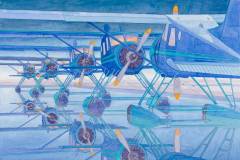 Martin-Myers-ON-Canada-Floatplane-Reflections-18x24-2009
