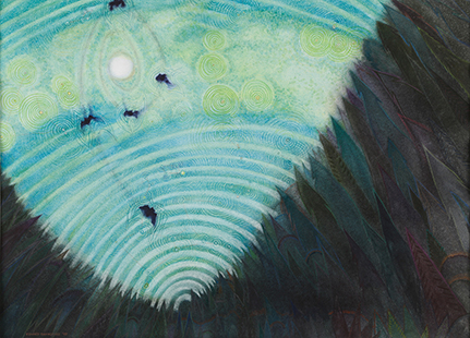 Shawcross, Edward, 1992, Swimming in the Milky Way, 70x91